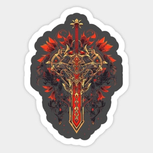 Crusader's Crest Sticker